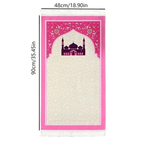 Tapis de prière islamique avec caméra jouet et ensemble de tasbih, favorise l'apprentissage précoce des prières quotidiennes et de la pratique du Salah, cadeau idéal pour musulmans - Product Image 2