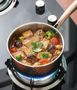 หม้อสแตนเลสซูนค์สามชั้น พร้อมด้ามจับเดี่ยว สำหรับทำอาหาร เช่น ต้มนม - Product Image 5