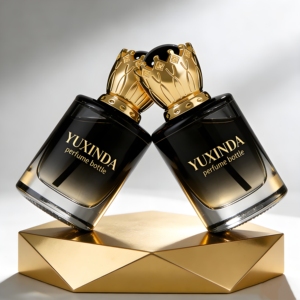 <span class=keywords><strong>Bottiglie</strong></span> di Vetro per <span class=keywords><strong>Profumo</strong></span> Rotonde da 50ml 2026, Flacone di Lusso Nero Vuoto per <span class=keywords><strong>Profumo</strong></span> con Confezione - Product Image 2