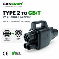 Adaptateur de chargeur de véhicule électrique Type 2 vers GBT 800V, adaptateur de station de charge combiné pour voiture électrique Cheery, véhicule électrique, charge à domicile