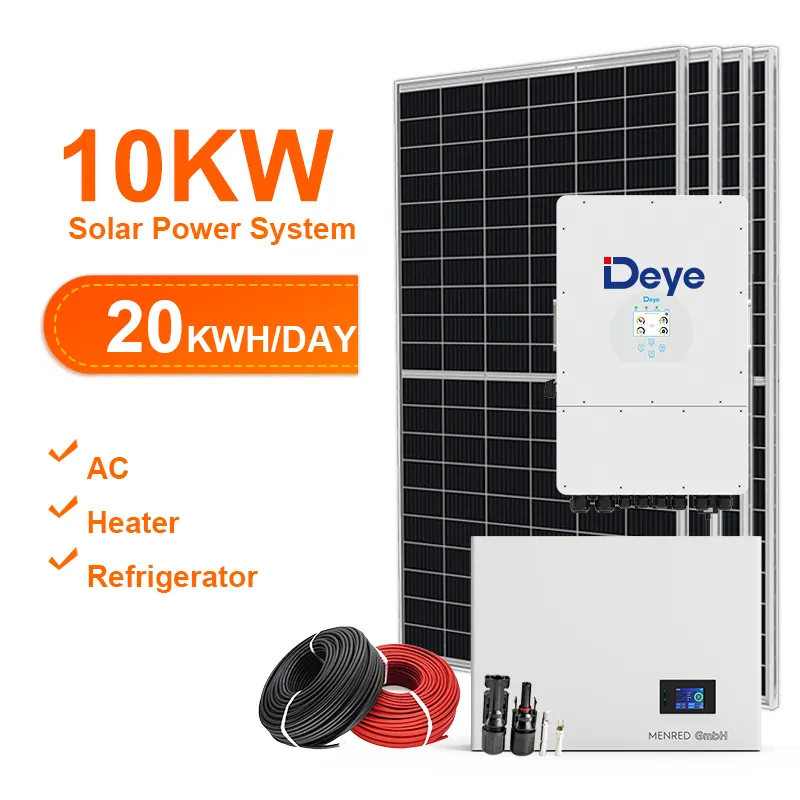 Pv Solar Retropnaturalergy Storage System Kit Hybrid 3phase Generator Ion Mnew Panouri Solare on Off Grid for Home Lithium 10kw