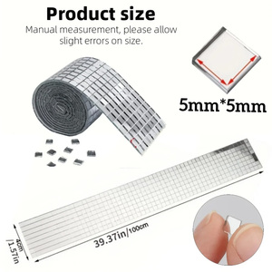 Wholesale Self-Adhesive Glass Mini Square Mirror Acrylic Mosaic Tiles Stickers Bathroom DIY Party Handmade Craft Home Decoration - Product Image 5