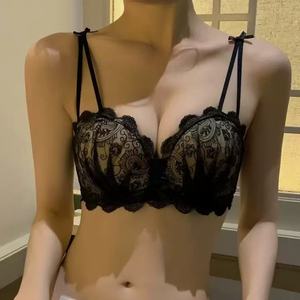 2025 Autumn New Temperament Cross-Border Breathable Wire Free 3/4 Cup Adjustable Straps Solid Pattern Everyday Women's Sports - Product Image 4