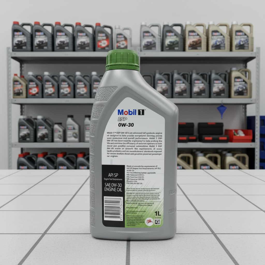 Mobil 1 ESP 0W-30 SP Full Synthetic Oil 1L, Workshop Bulk Pack, 12 Bottles/Case, Global Wholesale Oil Parts Image 3