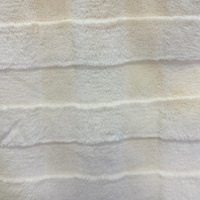 Plaid en fausse fourrure de lapin double couche, 100% polyester, écologique, non jetable, luxueux, pour la décoration d'hiver de la maison