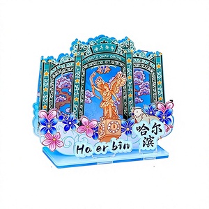 Support de signalisation en acrylique transparent personnalisable pour merchandising de groupe <span class=keywords><strong>Mayday</strong></span>, avec fentes sur mesure et support rotatif, vente en gros Chine - Product Image 1