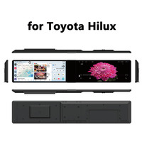 Android 12,3 pulgadas pantalla Dual 2,5 K HD REPRODUCTOR DE DVD estéreo para coche para Toyota Hilux 2018-2020 con Qualcomm CPU Carplay multifuncional