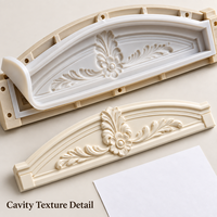 Moulure de fenêtre en résine Tietuo + noyau en silicone PU C291-G5, nettoyage facile, fabricant de Foshan, dessin OEM accepté