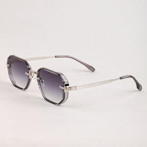 LBA แว่นกันแดดสี่เหลี่ยมสไตล์วินเทจสำหรับผู้ชายแว่นกันแดดไนลอนไร้กรอบทรงสี่เหลี่ยมแบรนด์แฟชั่น3501ออกแบบโลโก้ได้ตามต้องการ - Product Image 5