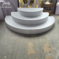 Décor de scène de mariage en acrylique et PVC, plateforme d'événement, support de décoration, fournitures de fête, article pour mariage et événements