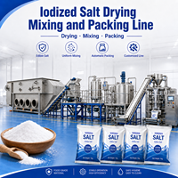Ligne de séchage, de mélange et d'emballage du sel iodé pour les usines de sel alimentaire