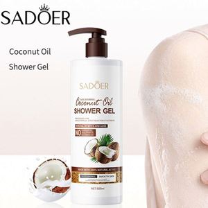 ครีมอาบน้ำน้ำมันมะพร้าวบำรุง500มล. มีกลิ่นหอม OEM ใหม่ครีมอาบน้ำ - Product Image 1