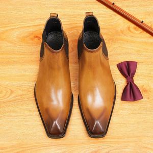 2025 Autumn Latest Formal Business Leather English <b>Pointed</b>-<b>Toe</b> Hand-carved Embroidery Oxford Fashion Trend Men's Leather Shoes - Product Image 5