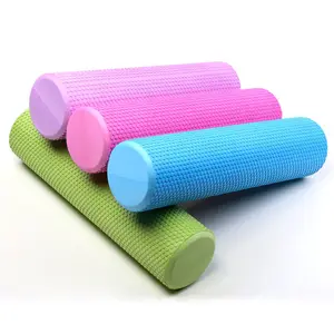 Free Sample Eva Fitness Foam Roller Oem Relax Exercise High Density Massage Deep Tissue Yoga Foam Roller For Gym Pilates