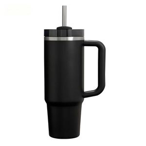 Gobelet isotherme de voyage 30oz H2.0 avec poignée, couvercle, paille et base antidérapante, OEM ODM, couleur personnalisée - Product Image 4
