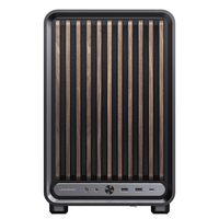 2026 New JONSBO D33 WOOD Black MATX Case Wooden Computer Case Compact Mid Tower Gaming Desktop PC Chassis