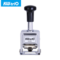 Machine à numéroter automatique KW-trio 6-10 chiffres réglable tampon à encreur automatique pour le bureau et l'emballage 02080