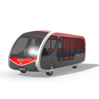 DAOD Nouveau Mini-Autocar Électrique 33 Places, Recharge Rapide 350KM, Bus Urbain au Design Écologique