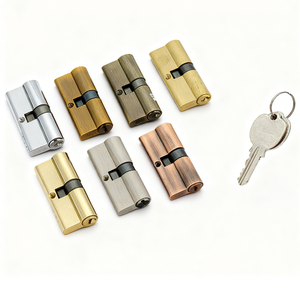 Haute qualité 6 broches <span class=keywords><strong>porte</strong></span> cylindre serrure <span class=keywords><strong>en</strong></span> laiton massif acier <span class=keywords><strong>en</strong></span> alliage de Zinc pour portes <span class=keywords><strong>en</strong></span> bois Style moderne antivol ABS - Product Image 5