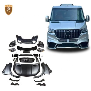 Kit di Aggiornamento Carrozzeria da Vecchio a Nuovo per Mercedes-Benz <span class=keywords><strong>Sprinter</strong></span> W906 a <span class=keywords><strong>W907</strong></span>, Paraurti Anteriore, Griglia, Fari, Parafanghi Laterali - Product Image 1
