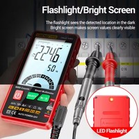 Multimeter Kapasitor Digital Otomatis Presisi Tinggi ANENG 616 Terlaris, Rentang Tegangan 0~600V, Pengujian 6nF-60mF, IP55