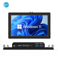 PC industriel sans ventilateur 15,6 pouces, IP65, étanche à l'avant, écran tactile capacitif, robuste, intégré, moniteurs à écran tactile