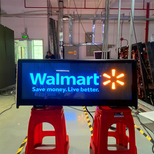 โฆษณารถ IP65 P2.5กันน้ำสีเต็มรูปแบบจอแท็กซี่สองด้านบน LED <span class=keywords><strong>Adobe</strong></span> RGB 98% WIFI 4G GPS USB - Product Image 3