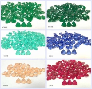 Bán nóng mặt thả 13x18mm ngọc lục bảo Paraiba Tourmaline Fusion đá quý - Product Image 2