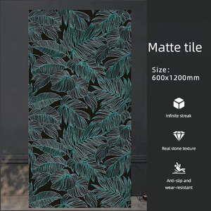 Carreaux muraux en porcelaine pleine masse HUANAI Matt Carved Glazed Porcelain Modern French 60x120cm, antidérapants, résistants aux acides et aux alcalis, pour cuisine - Product Image 6