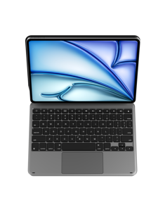 Funda <span class=keywords><strong>con</strong></span> Teclado Magnético Delgado, Retroiluminación de <span class=keywords><strong>7</strong></span> Colores, Trackpad, USB-C, Soporte Duradero de PU para iPad Pro 12.9'', Ideal para Viajes de Negocios - Product Image 1