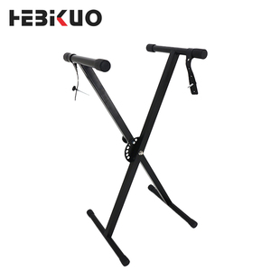 Factory Direct Wholesale HEBIKUO Q-10X Adjustable Single X <strong>Keyboard</strong> Stand 54/61keys Music <strong>Keyboard</strong> <strong>Small</strong> <strong>Keyboard</strong> Stand - Product Image 1