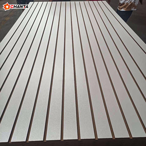 Panel de Pared Ranurado Personalizado de <span class=keywords><strong>MDF</strong></span> <span class=keywords><strong>Laminado</strong></span> de 18 mm, Resistente al Agua, Verde, Moderno, E1, Molduras de Madera para Oficinas de Primera Clase - Product Image 3