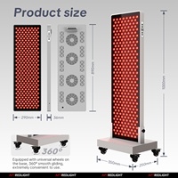 OEM/ODM Panneau de luminothérapie infrarouge à 6 longueurs d'onde (630nm, 660nm, 810nm, 850nm, 940nm, 1060nm) 1500W pour la beauté à domicile