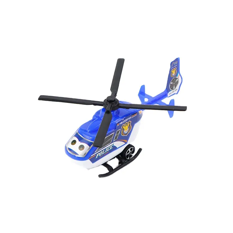 Militer diecast helikopter tarik mundur mainan model pesawat logam mainan emulational helikopter pesawat mainan untuk anak-anak