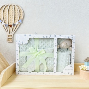 Manta <span class=keywords><strong>de</strong></span> Bebé Ultra Suave <span class=keywords><strong>de</strong></span> Minky con Puntos, Calidad Premium, Personalizada, Ideal para Bebés y Niños Pequeños, Comodidad Acogedora, <span class=keywords><strong>Regalos</strong></span> <span class=keywords><strong>Personalizados</strong></span> para Bebés - Product Image 5