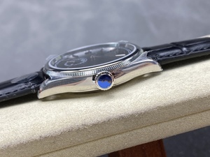 Montre mécanique de luxe de qualité supérieure 40 mm 8+ factory 904 acier ETA 7140 mouvement 52-509 cadran noir or 1908 - Product Image 5