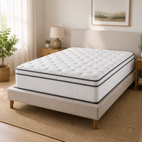 Matelas hybride à ressorts ensachés, matelas de taille personnalisable