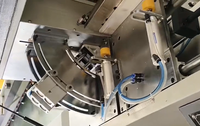 Sierra automática de corte con código de ángulo de puerta y ventana de aluminio