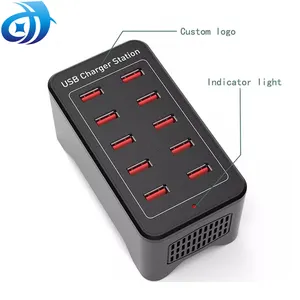 Hoge Kwaliteit Usb Hub 4 Poorten 10 Poorten 30 Poorten Parallel Aan Usb Driver Data Hub Snelle Opladen Lader