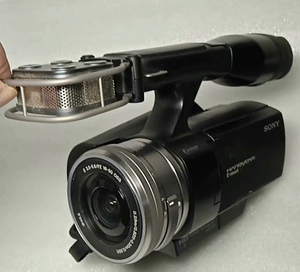 Caméra d'<span class=keywords><strong>occasion</strong></span> à bas prix, caméra vidéo d'<span class=keywords><strong>occasion</strong></span>, caméra vidéo numérique Sony NEX-VG10, caméscope - Product Image 2
