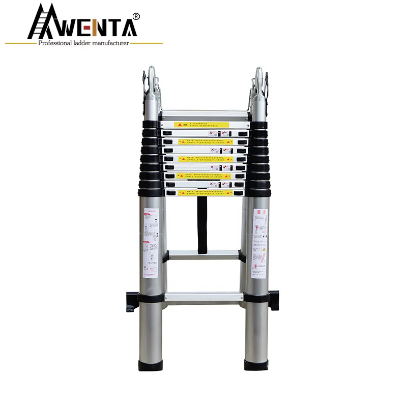 8M Hinge Aluminum Telescopic Ladder with joint