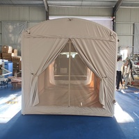 Tente tunnel gonflable pour SUV, en tissu Oxford, quatre saisons, imperméable, pour camping familial, portable, légère, ouverture rapide, 3000 mm