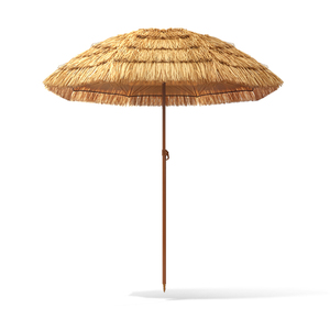 <span class=keywords><strong>Sombrilla</strong></span> Resistente de 8 Varillas con Imitación de Paja para Cafetería y Playa. Construye un Refugio Acogedor. Pida su toldo ahora - Product Image 2