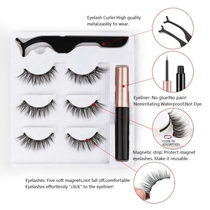 <span class=keywords><strong>Cils</strong></span> magnétiques faits à la main en gros, nouveaux faux <span class=keywords><strong>cils</strong></span> <span class=keywords><strong>sans</strong></span> <span class=keywords><strong>colle</strong></span>, eyeliner <span class=keywords><strong>magnétique</strong></span>, extensions de <span class=keywords><strong>cils</strong></span> en vison, emballage de marque privée OEM - Product Image 1