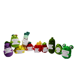 Dễ Thương Mini Chính Hãng Khoai Tây Dệt Hỗ Trợ Cảm Xúc Dệt Kim Tay Búp Bê Đồ Chơi Crochet Rau Búp Bê Đồ Chơi - Product Image 1