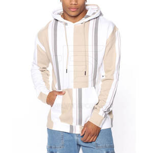 Sudaderas con capucha de algodón 100% para hombre de la mejor calidad, tela de lana de estilo callejero, cuello con capucha MOQ bajo personalizado con diseño de forro - Product Image 1