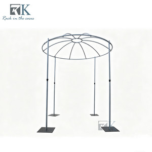 โครงเหล็กตกแต่งงานแต่งงานแบบถอดประกอบได้ รุ่น RK Modern Metal Pipe Frame สำหรับฉากหลังงานอีเว้นท์ - Product Image 1