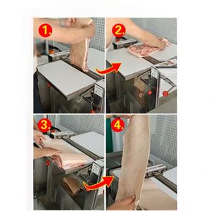 เครื่องลอกหนังหมูเชิงพาณิชย์ เครื่องตัดกระดูกและเนื้อสัตว์สำหรับตัดหนังหมู อุปกรณ์สำหรับการเชือดและชำแหละเนื้อหมู - Product Image 6