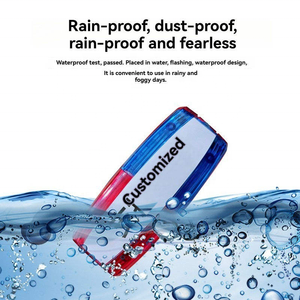 Lampada da Spalla LED <span class=keywords><strong>Lampeggiante</strong></span> Rossa e <span class=keywords><strong>Blu</strong></span>, Luce di Emergenza ad Alta Visibilità per Segnalazione Stradale - Product Image 6