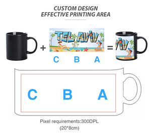 <span class=keywords><strong>Tasse</strong></span> à café en céramique <span class=keywords><strong>personnalisée</strong></span> avec logo imprimé, souvenirs de voyage, pays, villes, avec poignée - Product Image 5